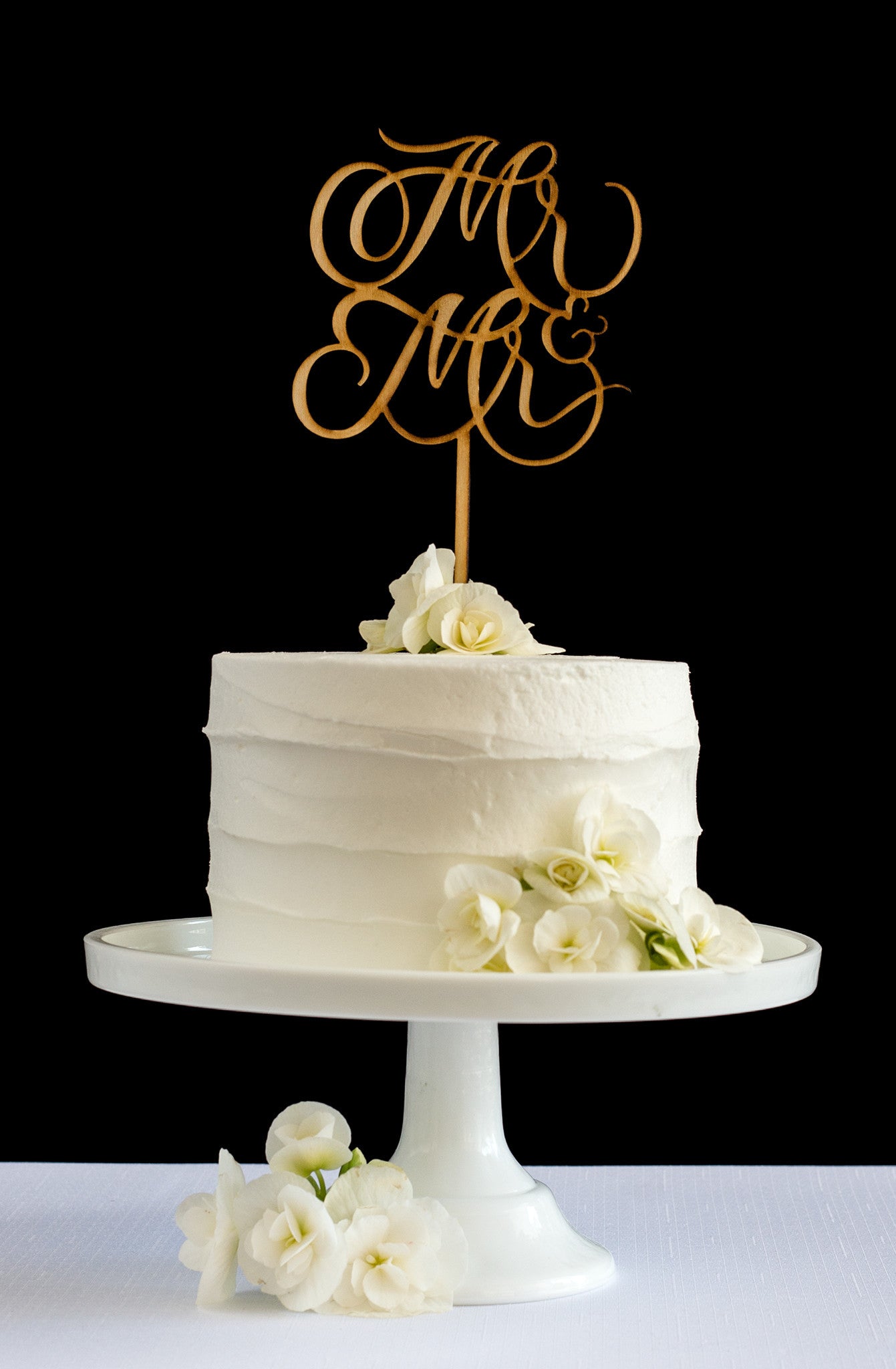 Mr & Mr Cake Topper - Honey & Crisp