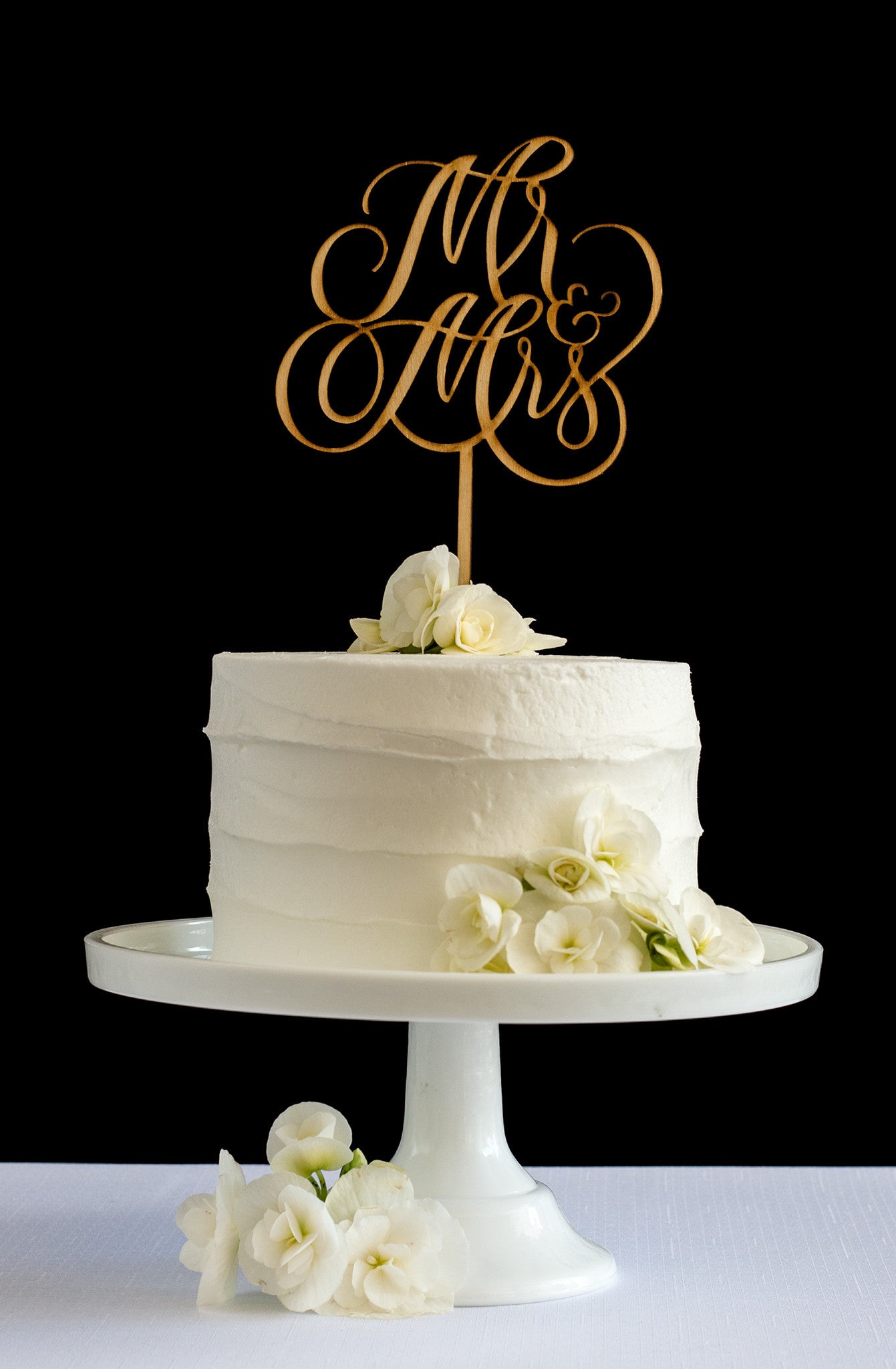 Mr & Mrs Cake Topper - Honey & Crisp