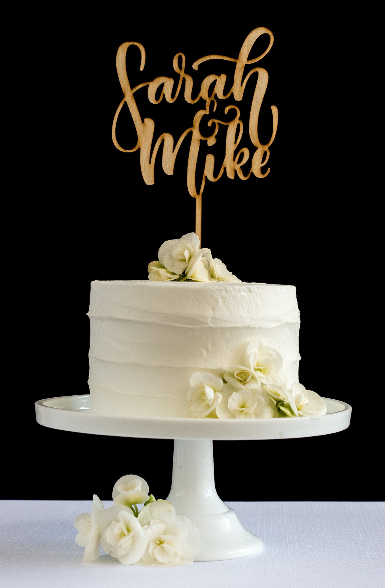 Custom First Name Cake Topper - Honey & Crisp