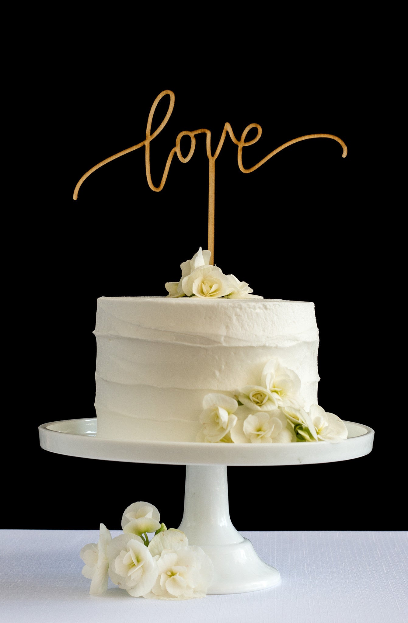 Love Cake Topper - Honey & Crisp